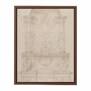 Design for the Tomb of Pope Julius II della Rovere By Michelangelo Buonarroti