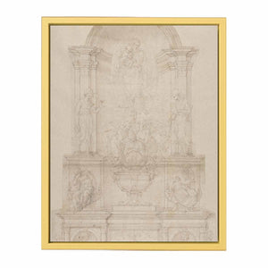 Project for a Wall Tomb for Pope Julius II