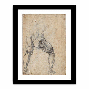 Male Nude, Seen from the Rear (verso)