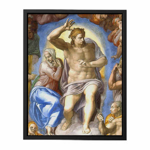 Last Judgement Christ The Judge By Michelangelo Buonarroti