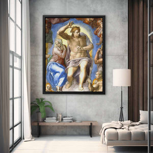 Last Judgement Christ The Judge By Michelangelo Buonarroti