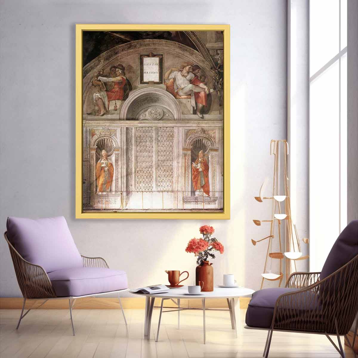 Lunette and Popes, Sistine Chapel