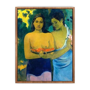 Two Tahitian Women by Paul Gauguin