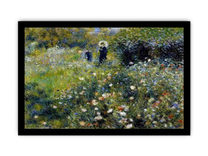 Woman with a Parasol in a Garden