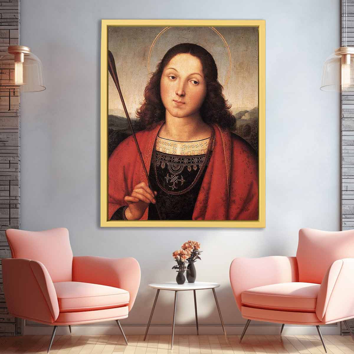 St Sebastian By Raphael