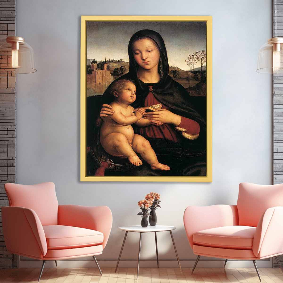 Madonna and Child with the Book By Raphael