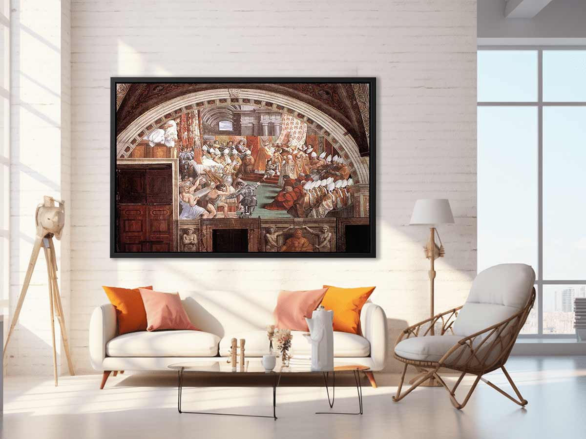 The Coronation of Charlemagne By Raphael