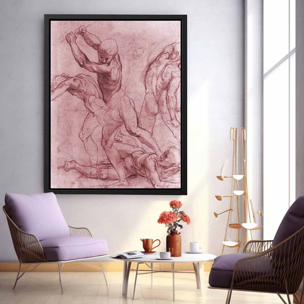 Fighting Men By Raphael