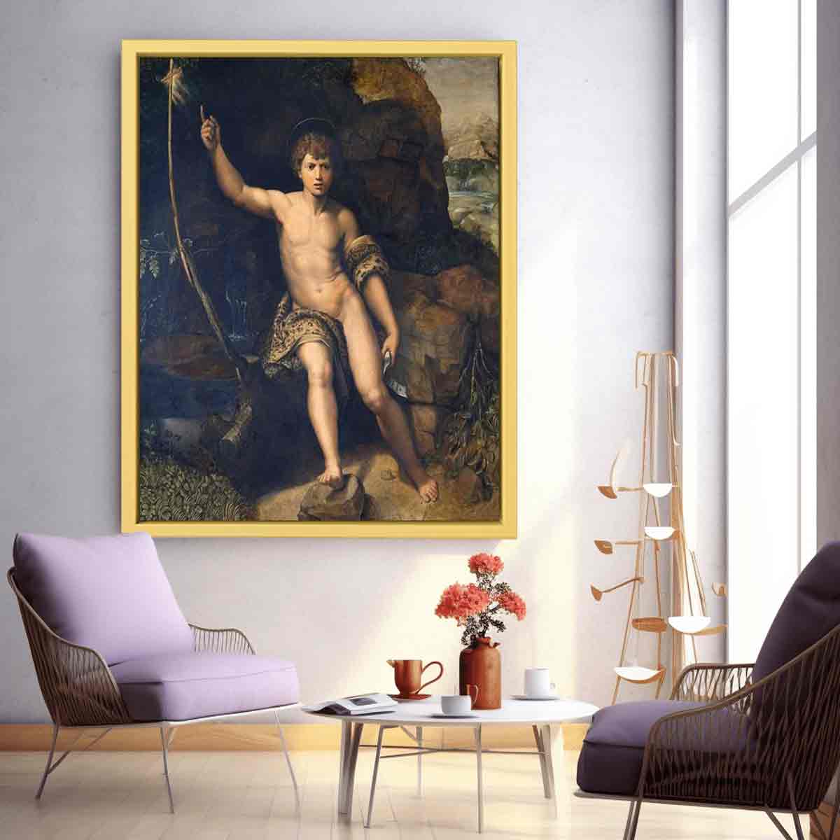 Saint John the Baptist By Raphael