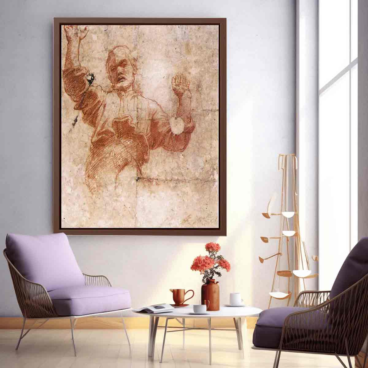 Study of God the Father (verso) By Raphael