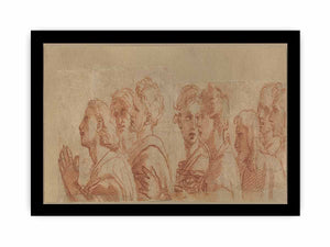 Study of the Apostles for Handing-over the Keys (fragment)