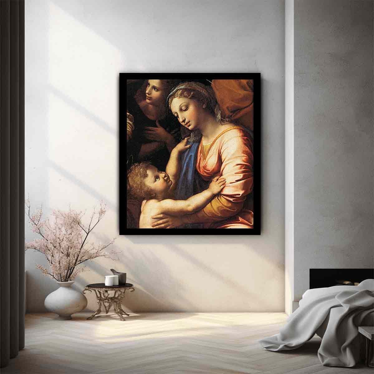 The Holy Family (detail) By Raphael
