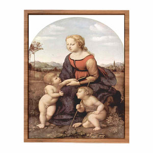 Madonna and child with Saint John the Baptist By Raphael