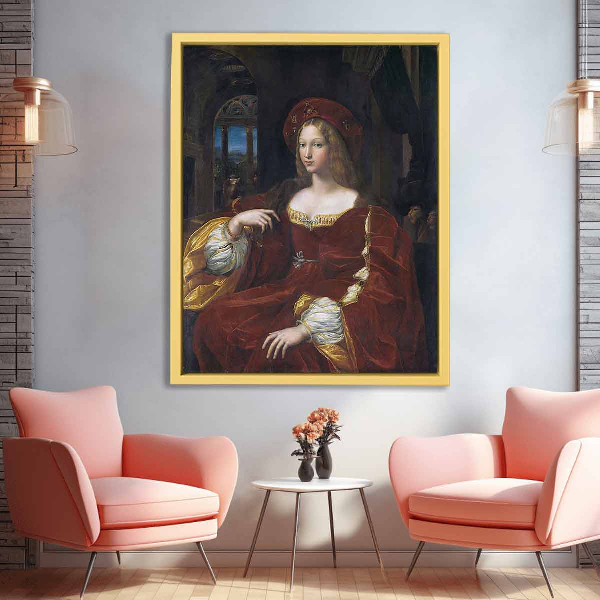 Portrait de Jeanne d'Aragon By Raphael