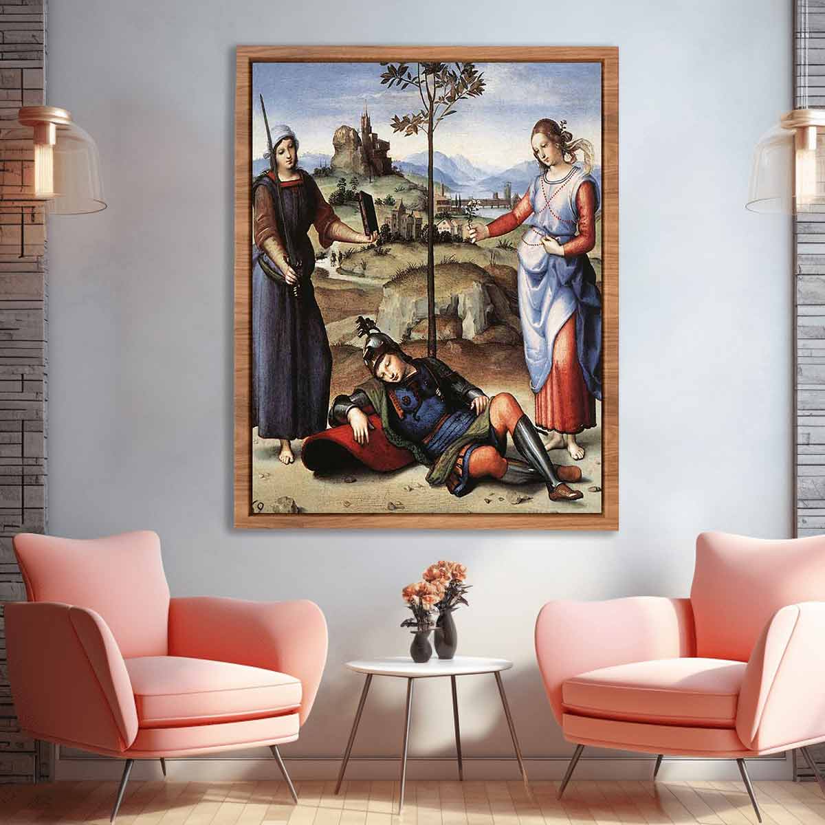 Allegory (The Knight's Dream) By Raphael