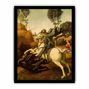 Saint George and the Dragon by Raphael