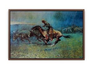 Remington Stampede by Frederic Remington