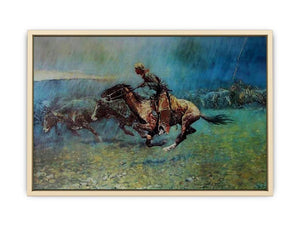 Remington Stampede by Frederic Remington