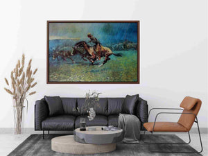 Remington Stampede by Frederic Remington