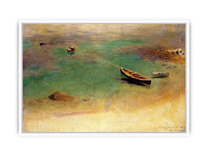 A Boat in the Waters off Capri