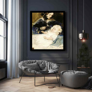 Lady Louisa Jane Russell, Duchess of Abercorn (1812-1905) with her Daughter Lady Harriet Georgiana Louisa Hamilton, later Countess of Lichfield (1834-1913)