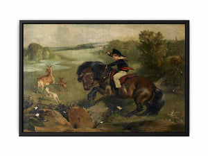 Lord Alexander Russell (1821-1907), on his pony 'Emerald' (after Landseer )