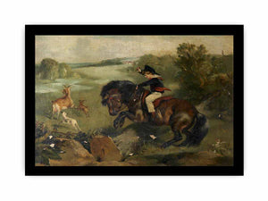 Lord Alexander Russell (1821-1907), on his pony 'Emerald' (after Landseer )