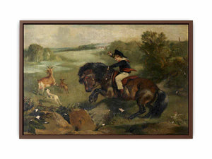 Lord Alexander Russell (1821-1907), on his pony 'Emerald' (after Landseer )
