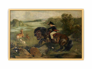 Lord Alexander Russell (1821-1907), on his pony 'Emerald' (after Landseer )
