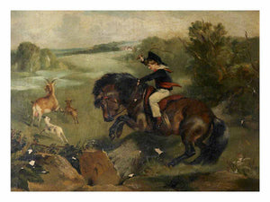 Lord Alexander Russell (1821-1907), on his pony 'Emerald' (after Landseer )