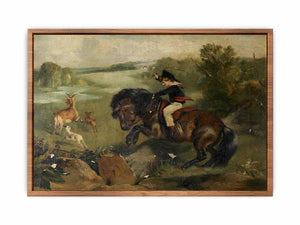 Lord Alexander Russell (1821-1907), on his pony 'Emerald' (after Landseer )