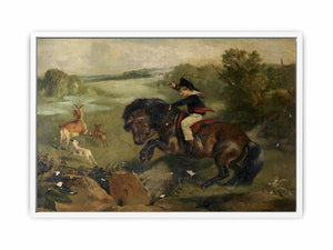 Lord Alexander Russell (1821-1907), on his pony 'Emerald' (after Landseer )