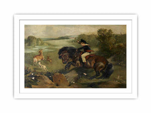 Lord Alexander Russell (1821-1907), on his pony 'Emerald' (after Landseer )