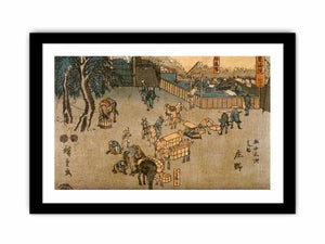 The road connecting Edo (Tokyo) and Kyoto