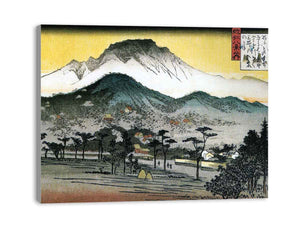 8 Views of Omi - 4. Evening Bell, Mii Temple