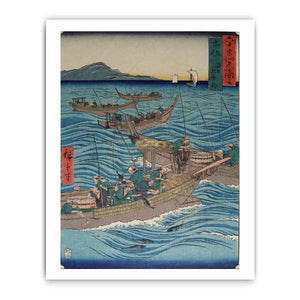 Tosa Province, Bonito Fishing at Sea