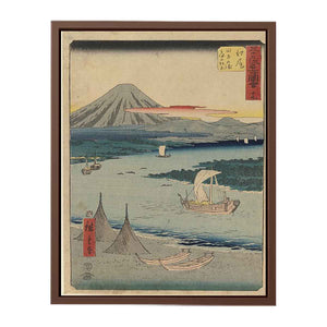 19th Ejiri: The Pine Forest of Miho and Tago Bay near Ejiri, From the Upright Gojusan Tsugi Tokaido