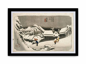 Kambara, from Fifty-three Stations on the Tokaido Highway (Tokaido Goju-san Tsugi no Uchi)