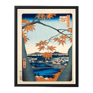 Maple Trees at Mama, Tekona Shrine and Linked Bridge