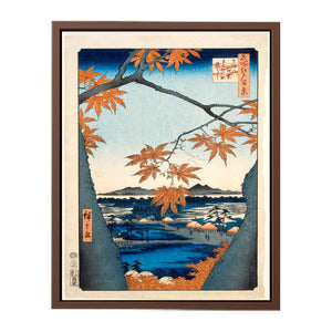 Maple Trees at Mama, Tekona Shrine and Linked Bridge