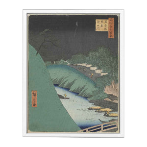 Rain in the Seido Hall and Shohei Bridge over the Kanda River