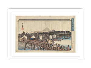 Evening Shower at Nihonbashi Bridge