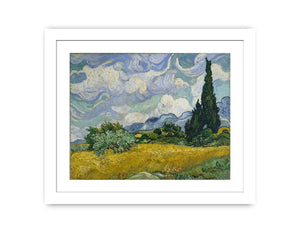 Wheat Field With Cypresses By Van Gogh Famous painting