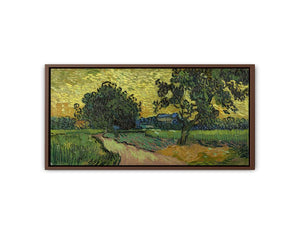 Landscape At Twilight By Van Gogh Famous Painting