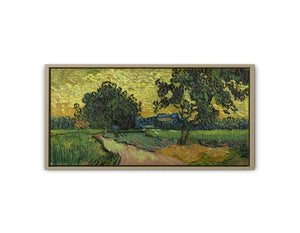 Landscape At Twilight By Van Gogh Oil Painting