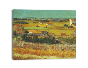 Harvest Painting By Van Gogh