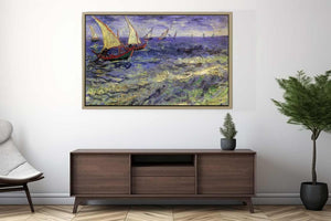 Boats Painting by Van Gogh