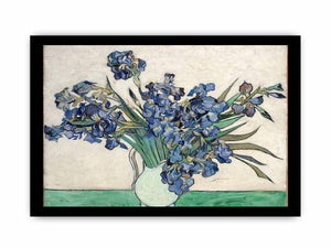 Irises In Vase Painting By Van Gogh