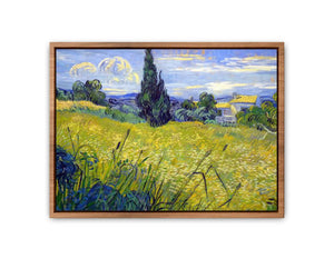 Green Field By Van Gogh Streched canvas