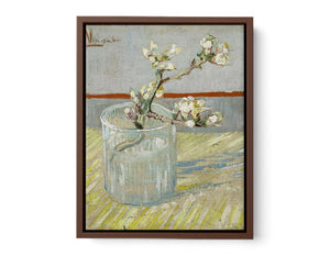 Sprig Of Flowering Almond In A Vase By Van Gogh Famous Painting